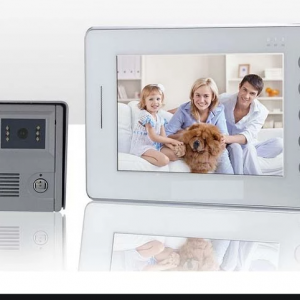 Home Video door intercom system wired video door