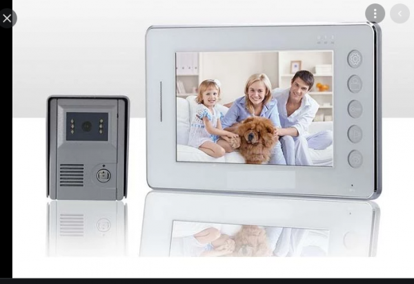 Home Video door intercom system wired video door