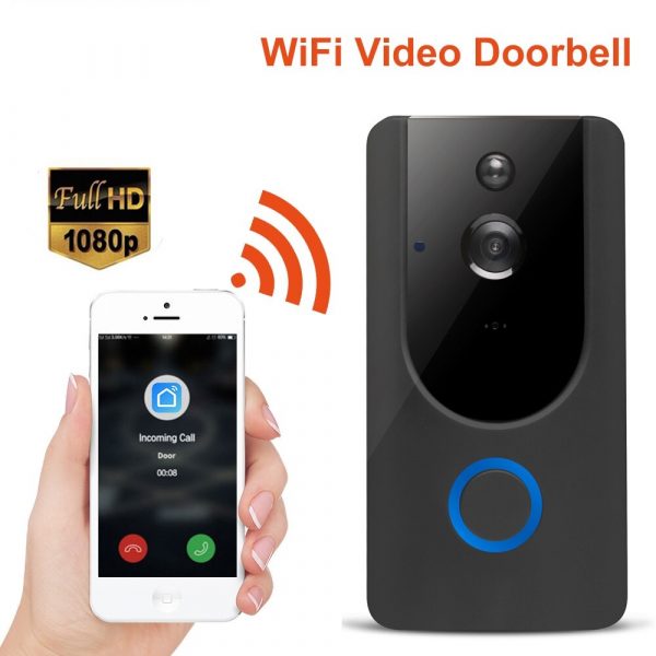 Cross Fire -1080P-Video-Doorbell-Smart-WiFi-Video-Intercom-SmartLife-APP-Remote-Control-Wireless-DoorBell-Camera-Home